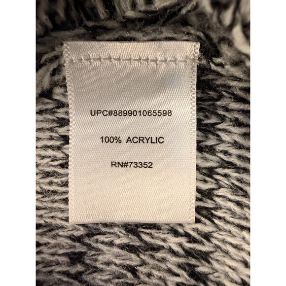 It's Our Time Sweater, Textured, Black & White, Women's Size Small - Picture 7 of 8